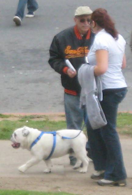 Larry passes out tracts at Dolores Park